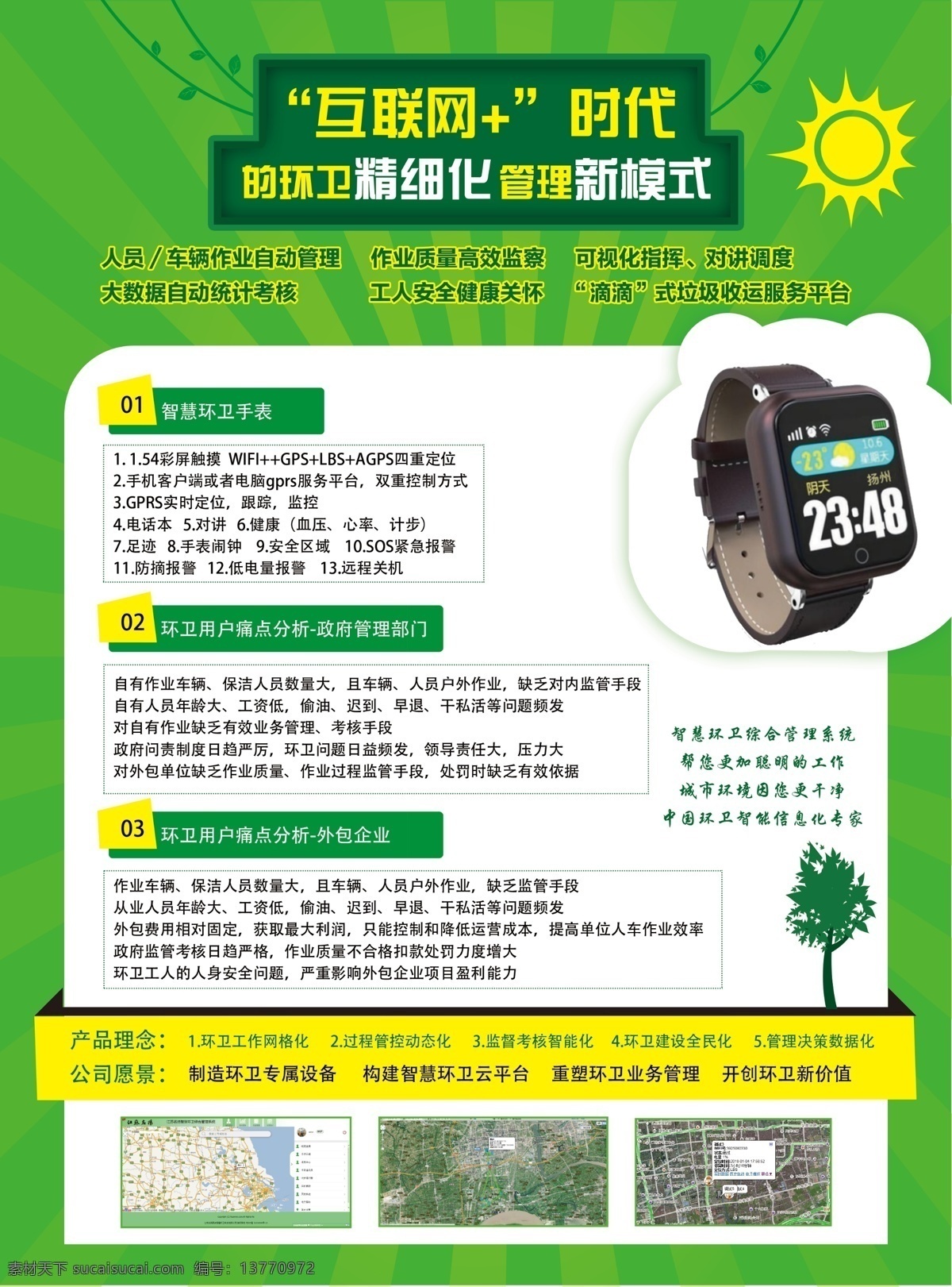 环卫 宣传单 页 反面 环保 智慧 宣传 单页 dm宣传单