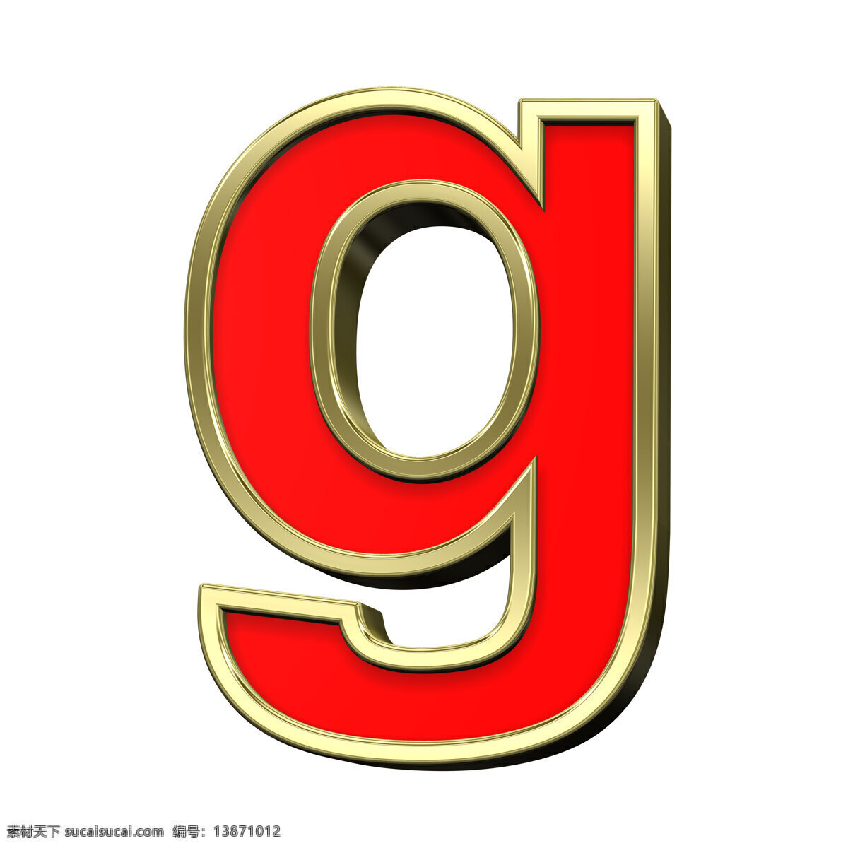 小写 字母 红色 金 框 字符集 白色