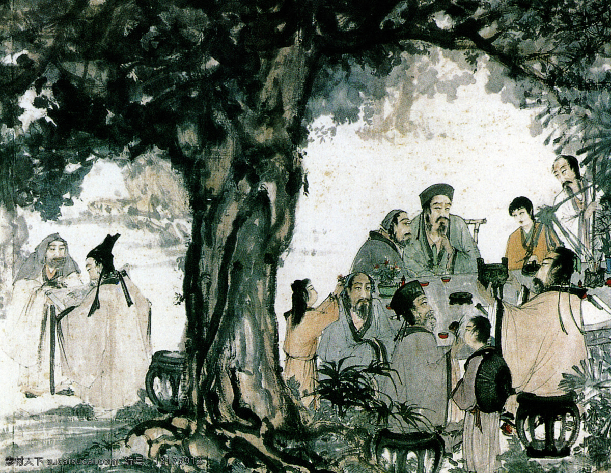 中国 名画 古画 广告 大 辞典 国画 绘画 水墨 有名 中国名画 著名 文化艺术