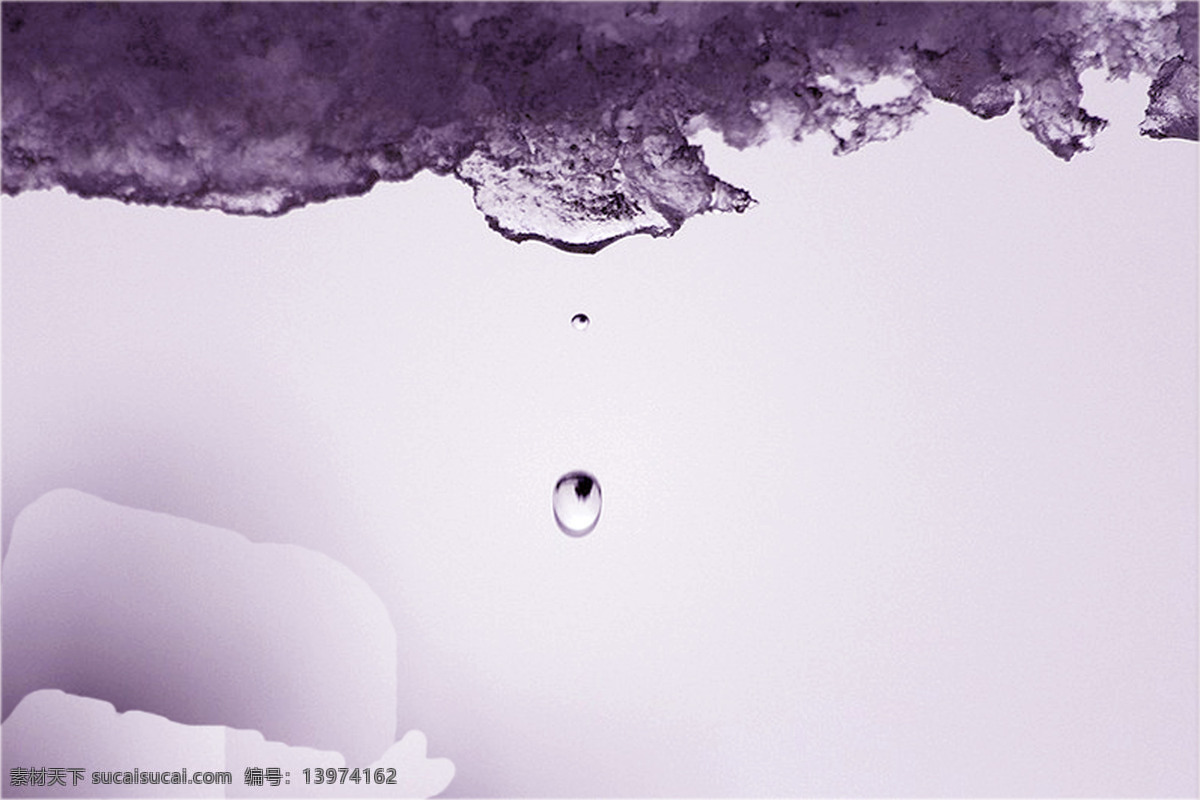 水滴 背景底纹 冰雪 底纹边框 水珠 紫色 水滴设计素材 水滴模板下载 融化 psd源文件