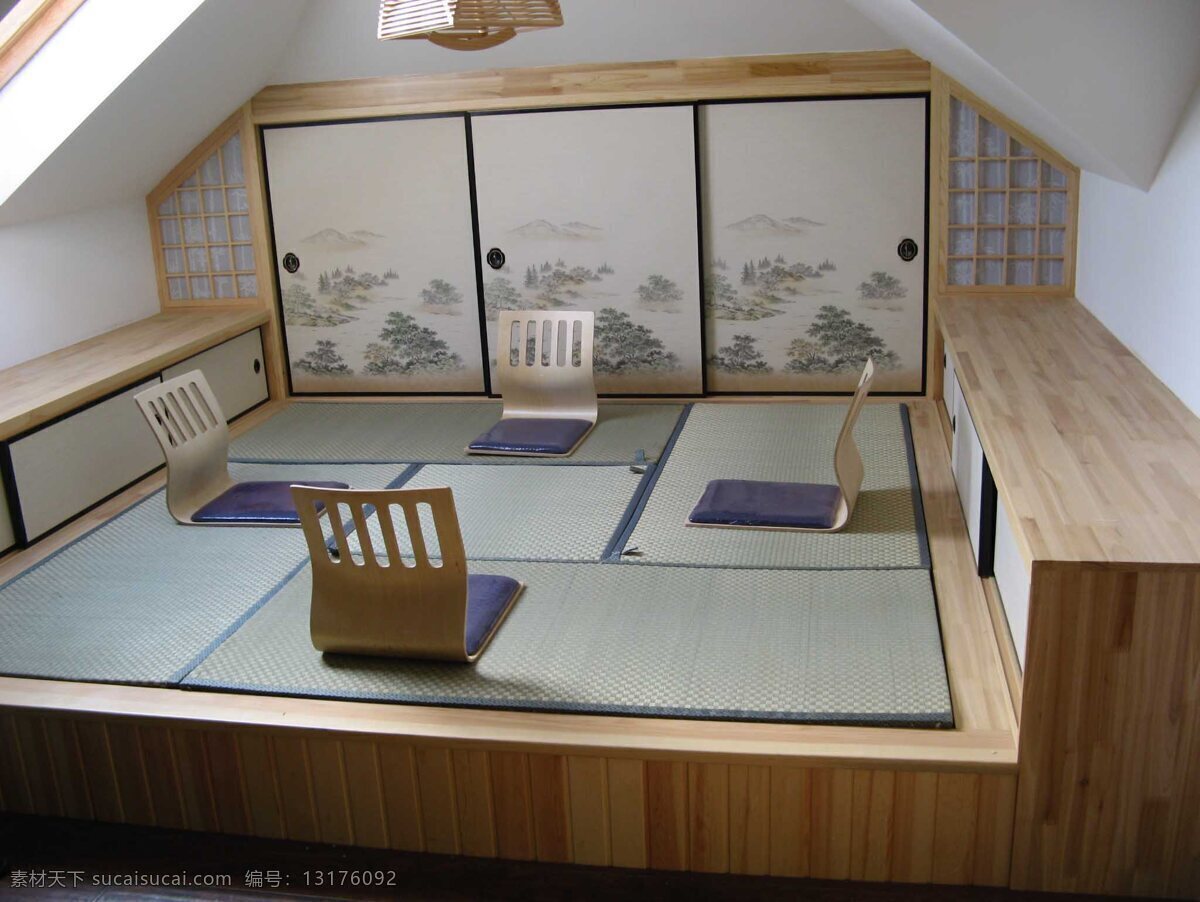 日式 榻榻米 室内 家居装饰素材 室内设计