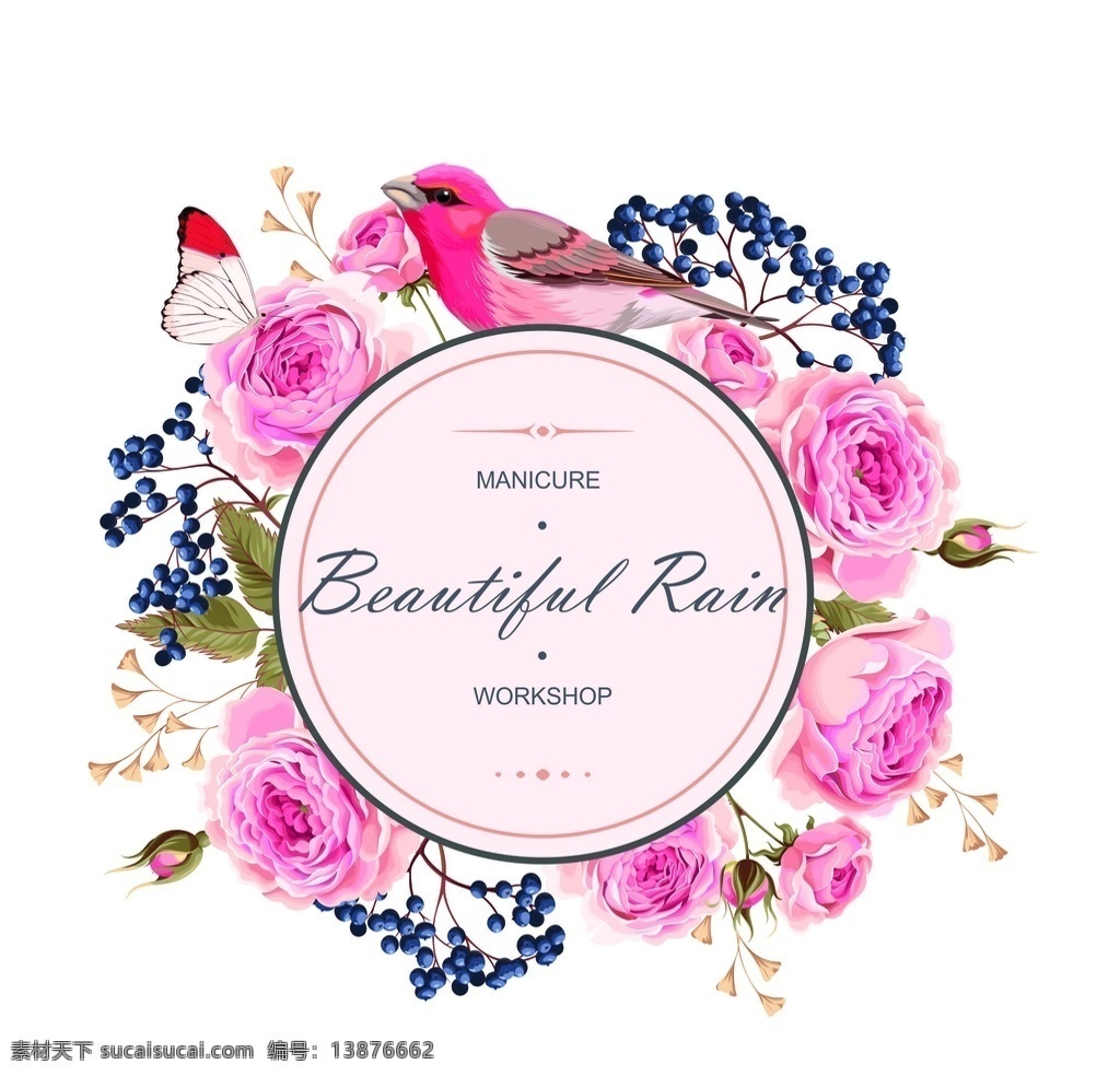 花边头像 花边logo 英文logo 花鸟logo 边框logo 圆框logo 文艺logo 少女logo 小 清新 logo 标志图标 公共标识标志
