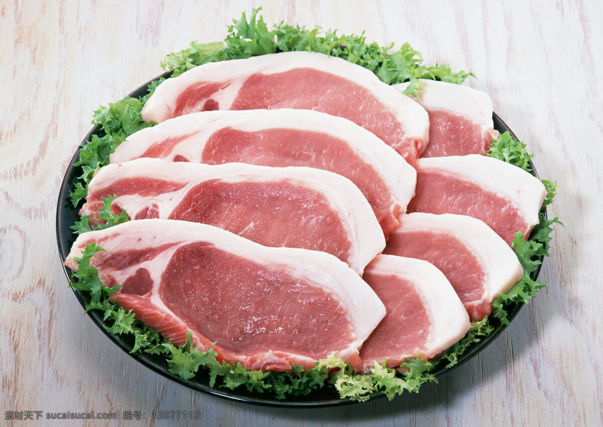 生鲜猪肉 肉 前腿肉 猪肉高清图片 肉类 生鲜 餐饮美食 食物原料