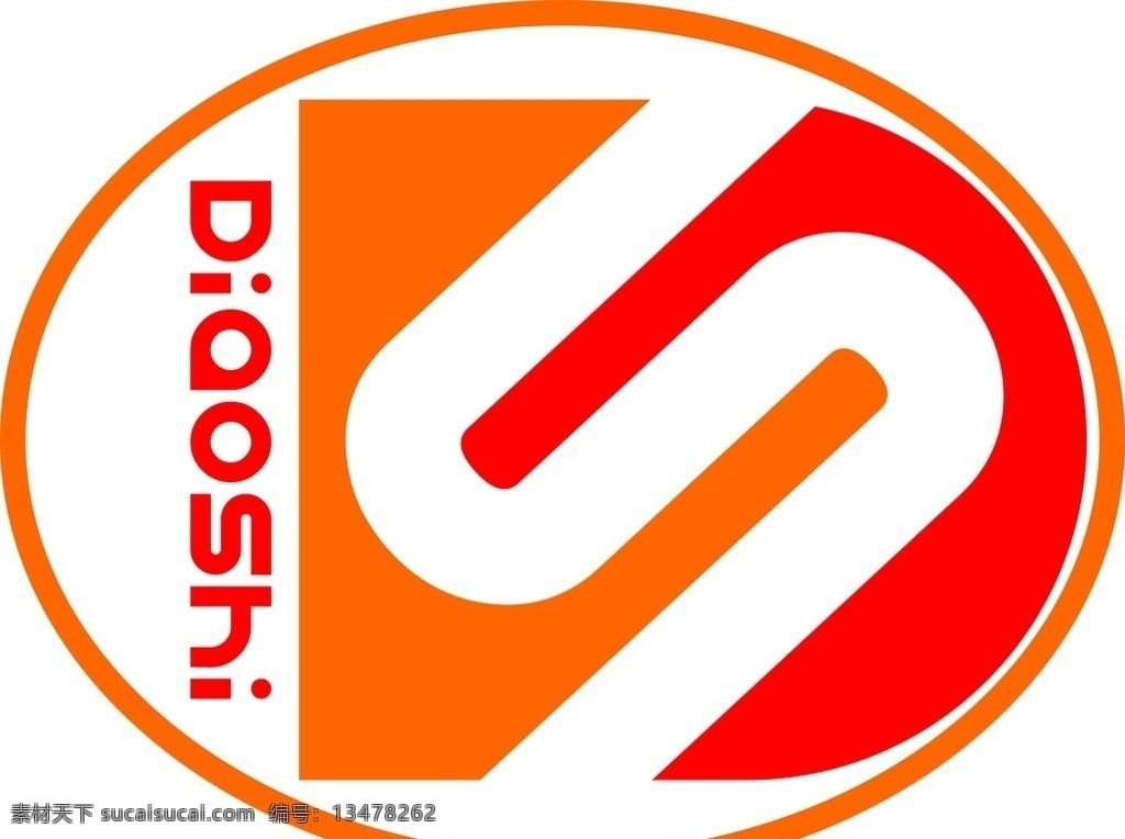 ds 刁 logo 以d开头的 品牌标识 标识logo 分色logo 刁氏logo logo设计