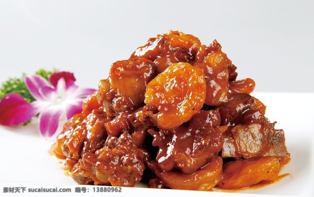 话梅排骨 美食 传统美食 餐饮美食 高清菜谱用图