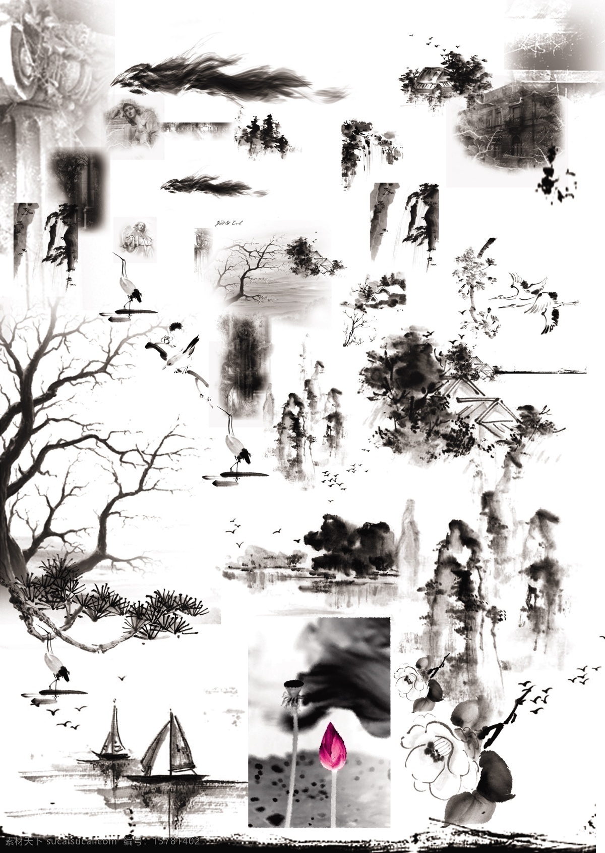 水墨山水 水墨画 山水 汉文化 水墨风景 飞白素材 水墨素材 水墨模板 水墨 经典 必备 齐全 中国风元素 水墨元素下载 水墨元素 飞白 水墨设计 水墨中国风 中国风 海报中国风 中国风矢量 平面素材