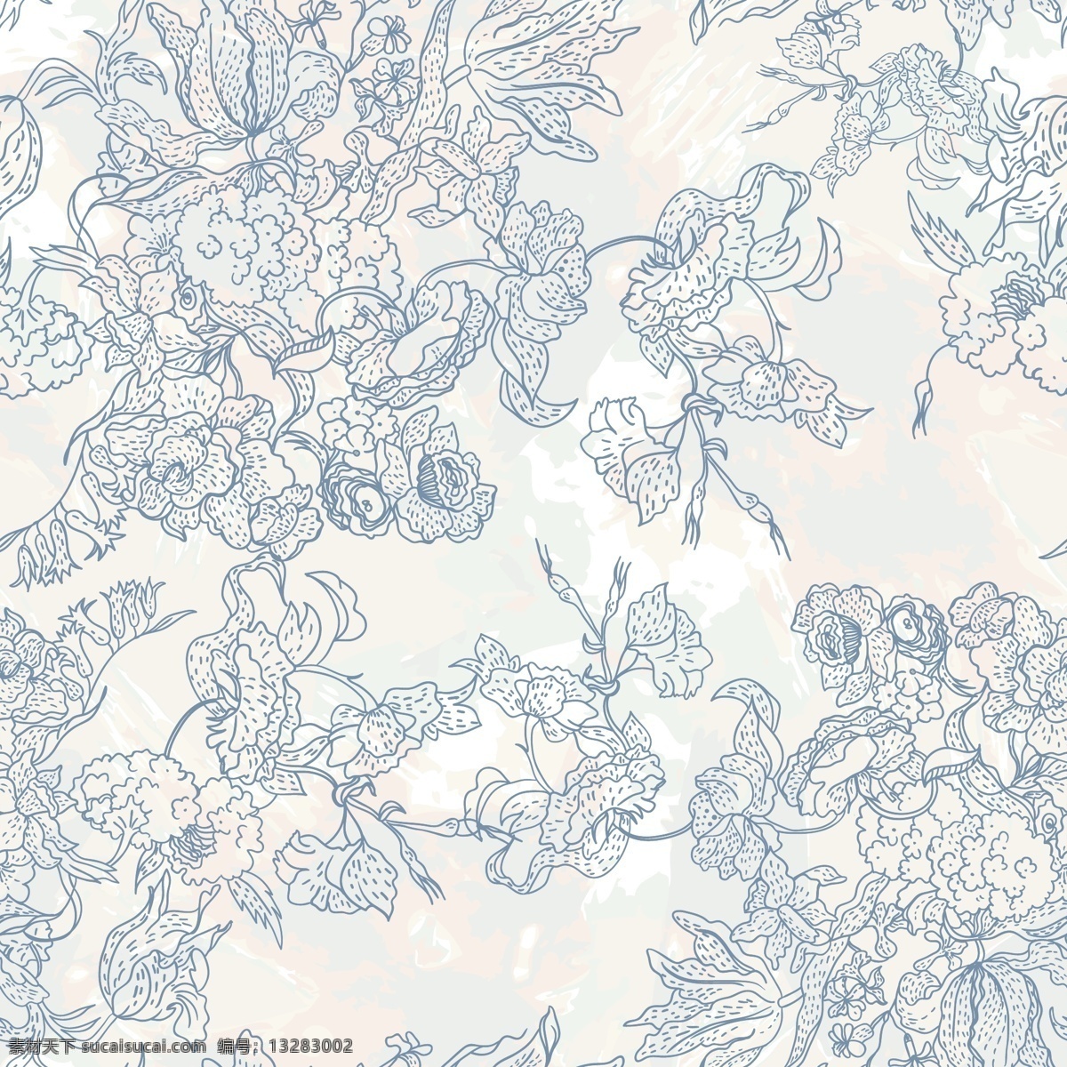 线 稿 花纹 背景 矢量 矢量图 其他矢量图
