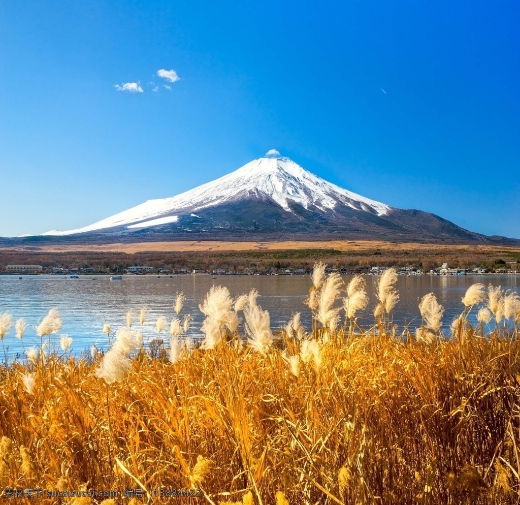 富士山 大场景 山 唯美 风景 美丽景色 奇观 宏伟 日本 自然景观 风景名胜