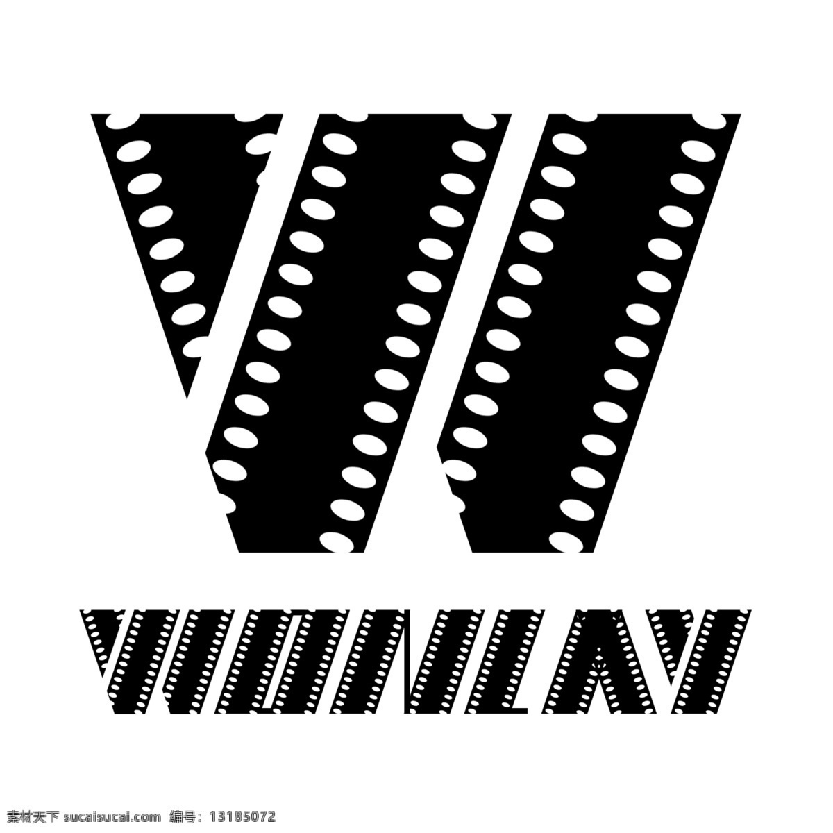 wonlay 艺术字 英文艺术字体 白色