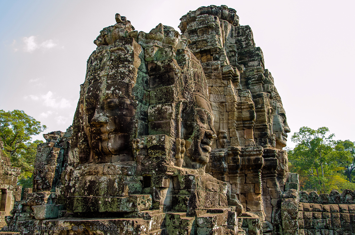 柬埔寨 吴哥 遗迹 风景