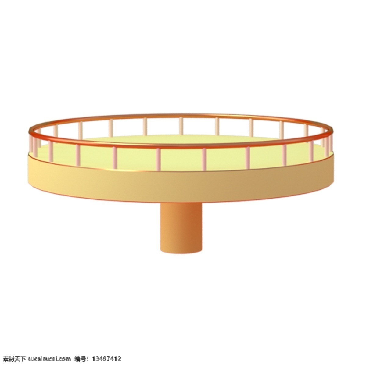 卡通 圆形 舞台 卡通舞台 圆形舞台 圆形阳台 卡通插图 创意卡通下载 插图 png图下载