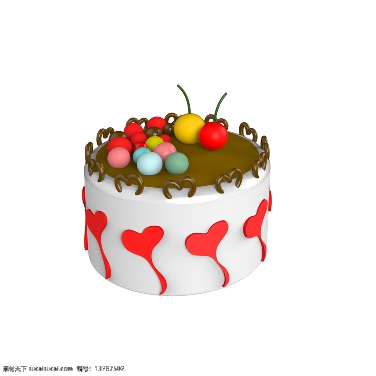 爱心 彩色 糖果 小 蛋糕 彩色糖果 小蛋糕 可爱的小蛋糕 手绘蛋糕 蛋糕图案 手绘蛋糕模型