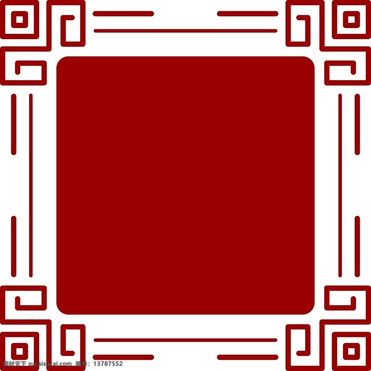 中国 风 正方形 矢量 海报 边框 透明 彩色 装饰 平面设计 原创 透明底 免抠 节日 海报装饰 清新 通用 标题框 新年边框 海报边框 中国风
