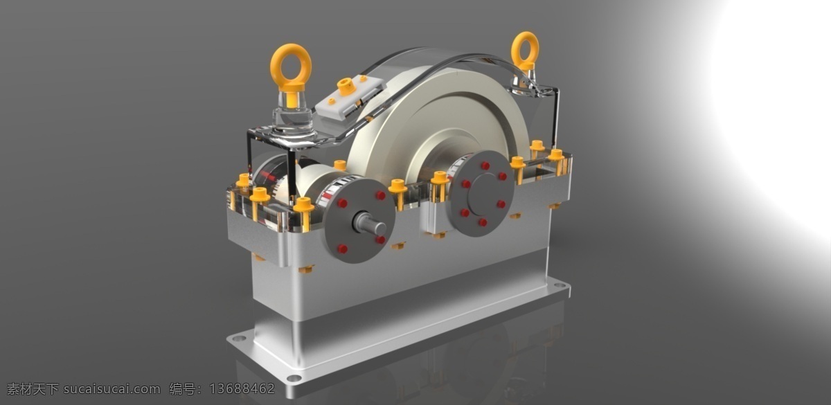 变速箱 减速器 齿轮箱 3d模型素材 其他3d模型