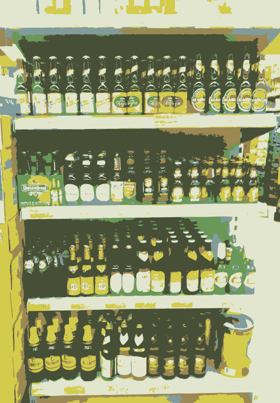 壁瓶啤酒 啤酒 超市 upload2openclipart 矢量 墙 svg 黄色