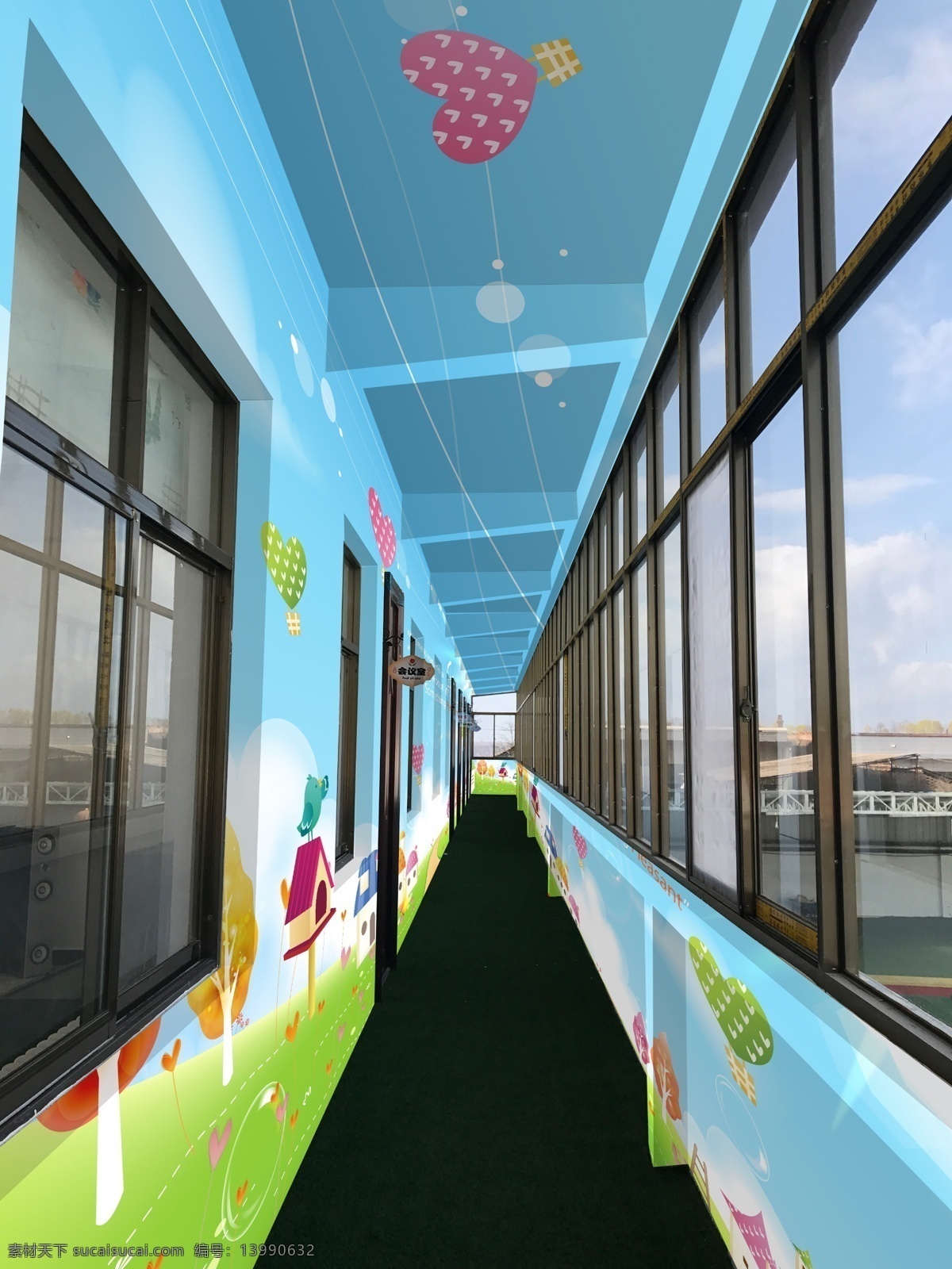 楼道设计图 楼道 墙绘 绘画 幼儿园
