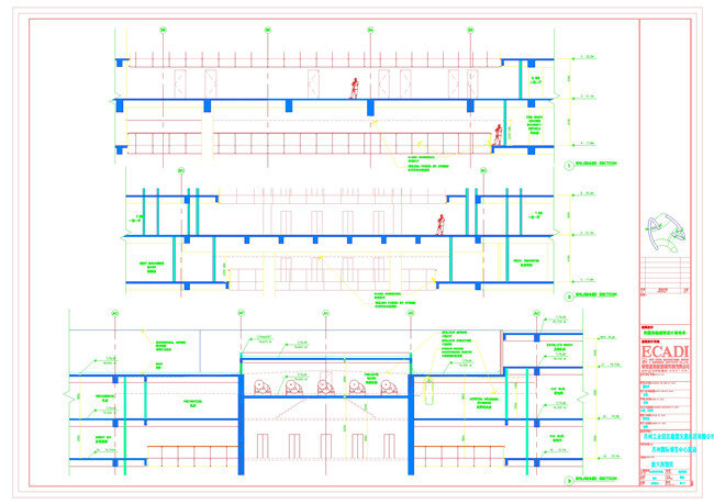 剖面 建筑 图纸 cad 建筑设计 建筑图纸 施工 设计图 施工图 装潢图纸 别墅装潢 cad素材