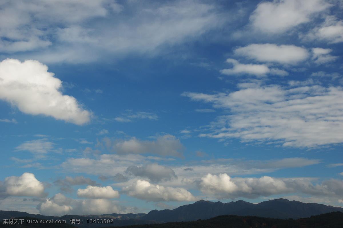 云 云朵 云彩 天空 蓝天 白云 风景 云南 摄影作品 自然景观 自然风景
