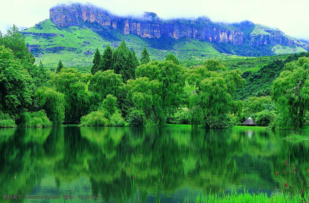 山水画 山水 倒影 风景 绿水清山省 山水风景 自然景观