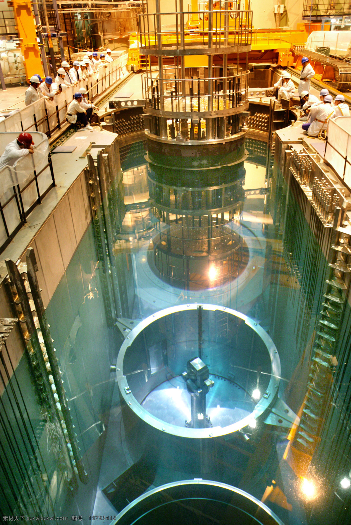 核电站反应堆 田湾核电站 核电 核电站 反应堆 新能源 核能 现代科技 工业生产