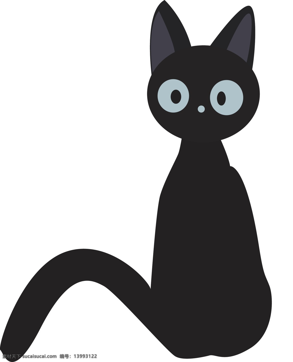 魔女 宅 急便 黑猫 吉 魔女宅急便 黑猫吉吉 动漫人物 其他人物 矢量人物 矢量