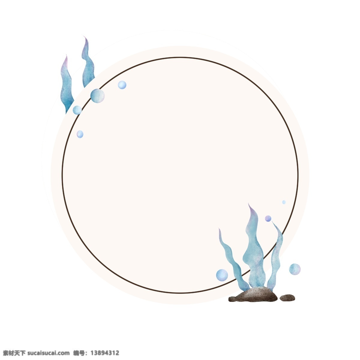 森 系 小 清新 水彩 手绘 绿叶 花环 边框 海草花边框 手绘花环 水彩花环 绿叶花环 小清新 手绘花 水彩花 森系 花朵