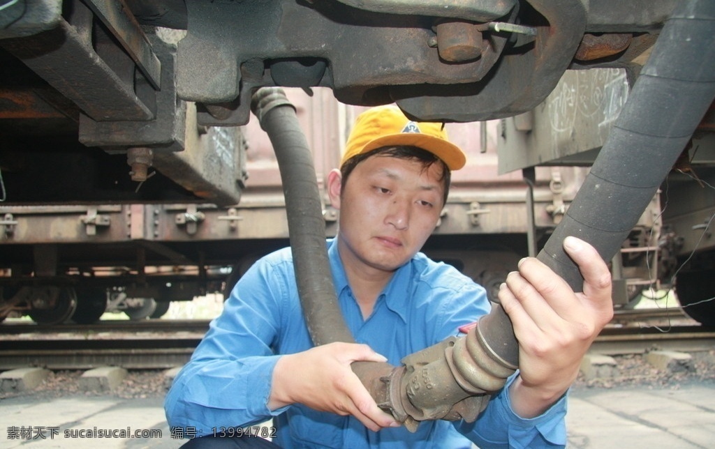 铁路工人 郑州铁路局 人物图片 职业人物 人物图库