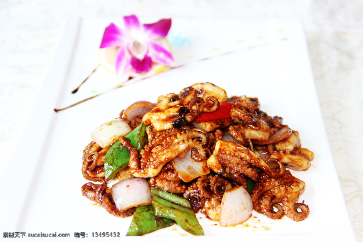 xo 酱 爆 八 爪 鱼 xo酱 八爪鱼 酱爆 炒菜 菜品 餐饮 菜谱 传统美食 餐饮美食
