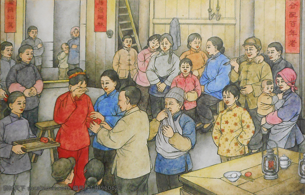 传统婚俗插画 婚礼 成亲 古代婚礼 传统婚礼 中式婚礼 古代婚俗 拜堂成亲 传统文化 结婚庆典 婚礼庆典 喜结良缘 中国婚俗 拜堂 洞房花烛夜 民国婚俗 民国婚礼 婚俗 结婚 民俗 民俗文化 文化遗产 婚俗文化