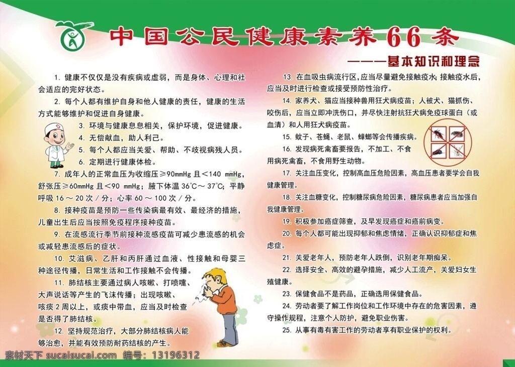 健康 素养 条 绿色 展板 模板 展板设计 展板模板