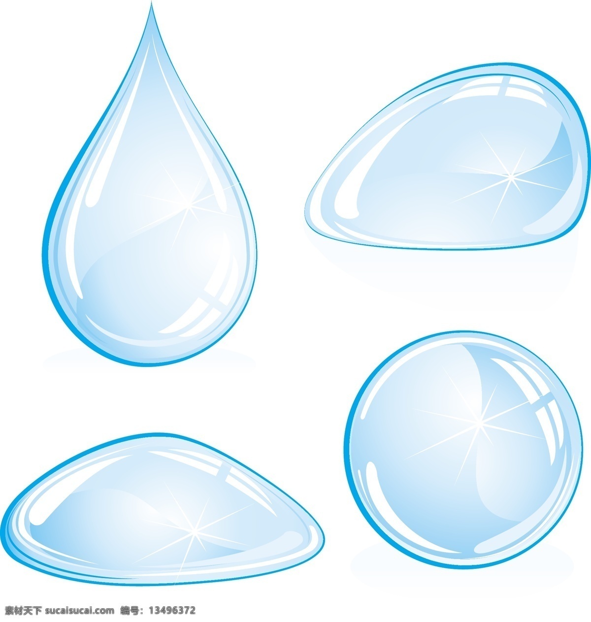 水滴矢量素材 水滴 矢量素材 水滴矢量 矢量 蓝色水滴 飞溅水滴 水