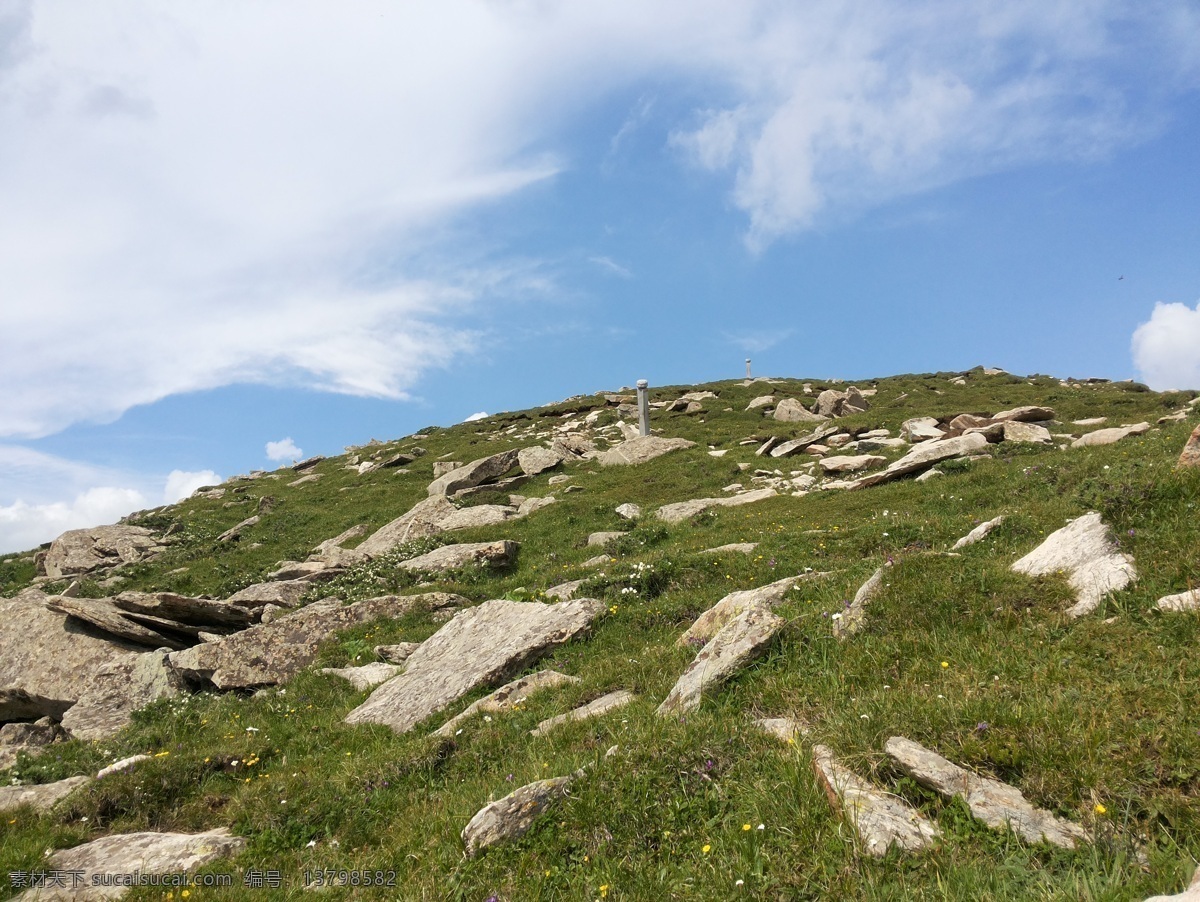 五台山 花岗岩 蓝天白云 文殊菩萨 旅行 旅游摄影 自然风景 蓝色
