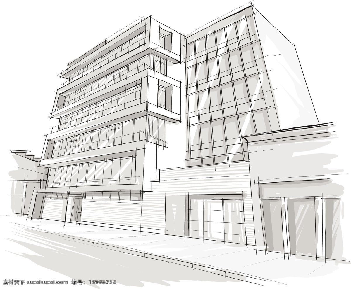 手绘 建筑 城市建筑 环境设计 建筑设计 建筑园林 欧洲建筑 手绘建筑 素描 线描 简笔画插画 建筑设计矢量 家居装饰素材