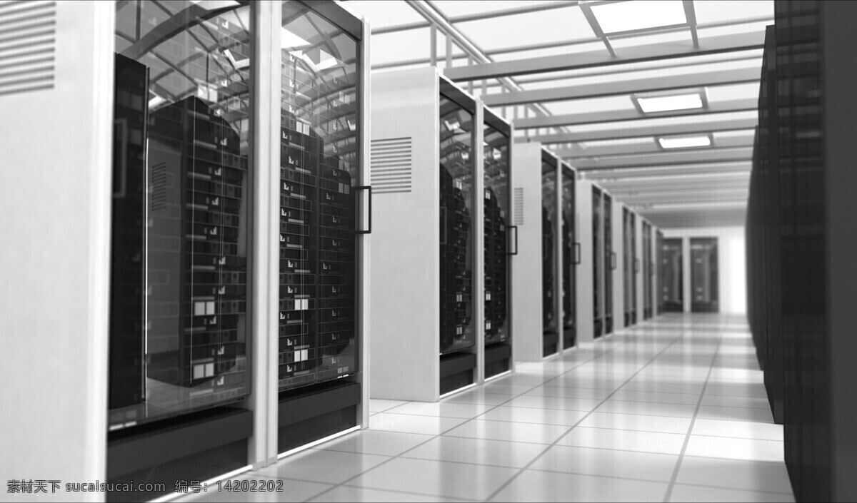 服务器机房 唯美 炫酷 3d 立体 服务器 机房 计算中心 超级计算机 人工智能 超算中心 电子信息 数码 高科技 3d设计