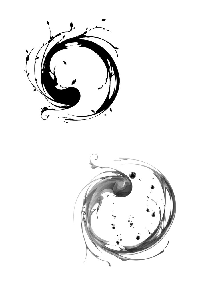 水墨画笔 艺术 ps 水柱 笔刷 文化艺术 绘画书法 abr