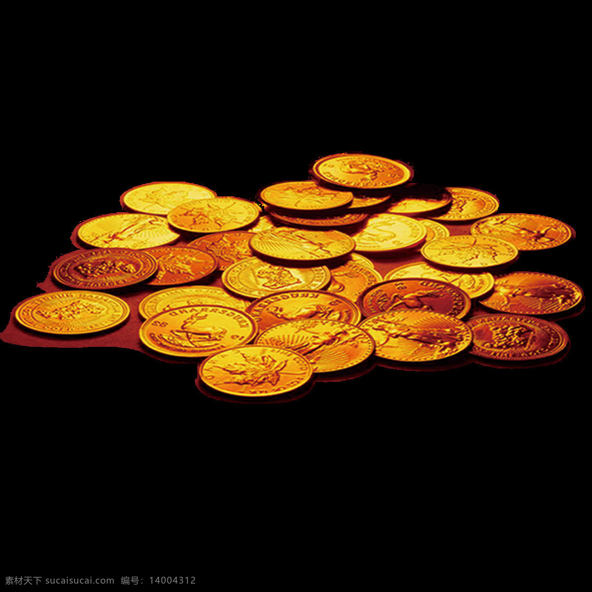 黄色 复古 钱币 元素 金币 金钱 圆币