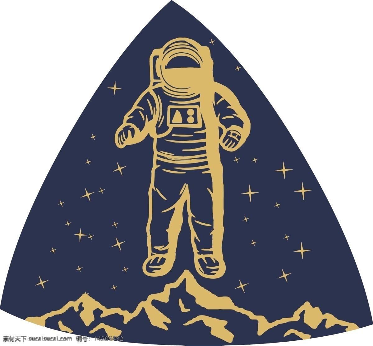 登月的宇航员 宇航员 太空 男人矢量图 登月宇航员 流星 矢量图库 航天计划 标志图标 其他图标