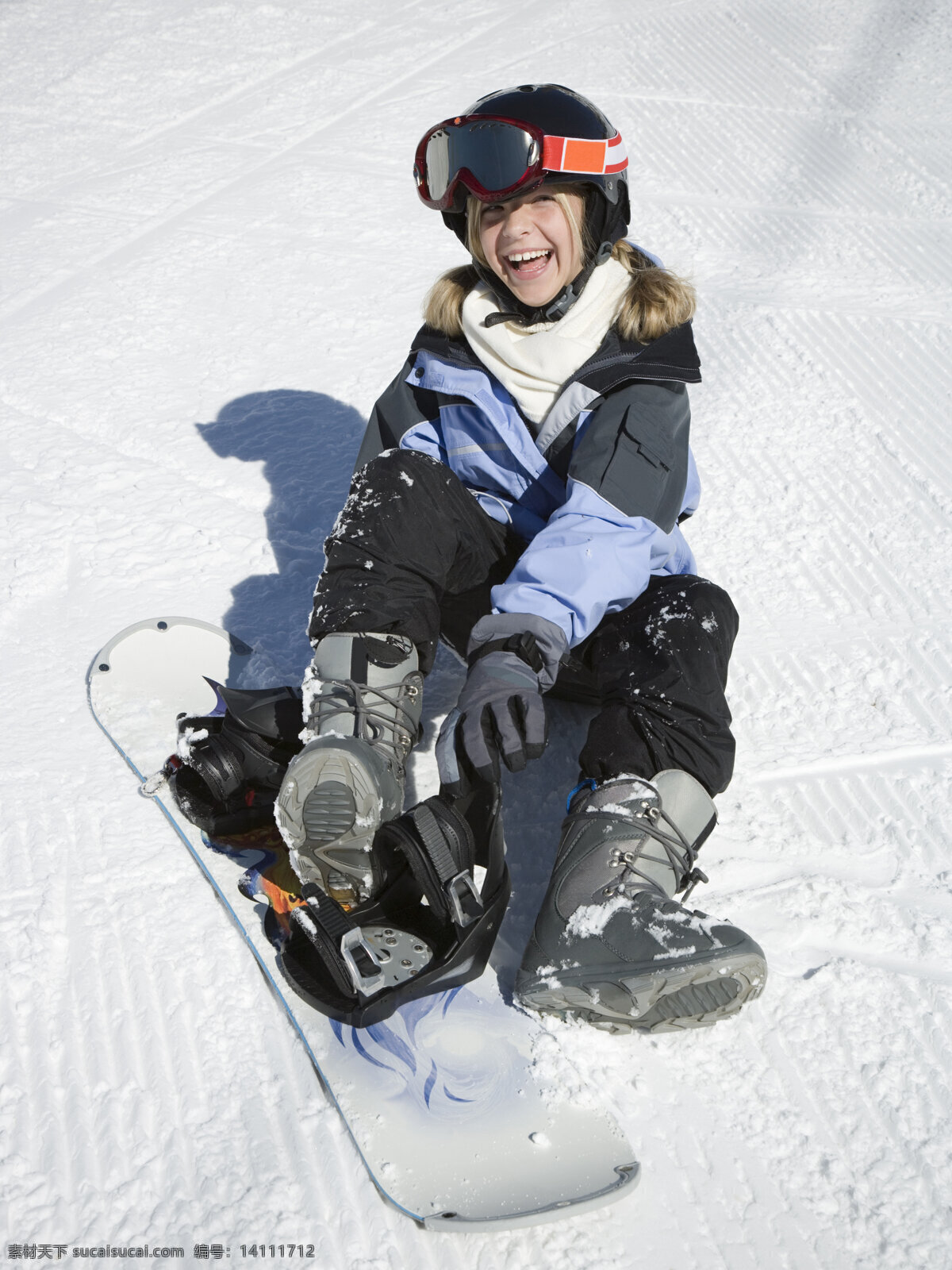 滑雪板 上 女孩 滑雪场 滑雪运动 滑雪服 滑雪工具 滑雪图片 生活百科