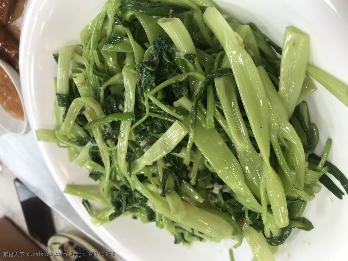 蒜蓉炒通菜 绿色 菜 健康 美味 蒜蓉 餐饮美食 传统美食