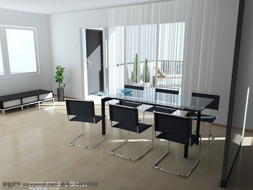 阳光 空间设计 3d模型下载 3d素材 室内设计 休闲 阳台 椅子 阳光白云 3d模型素材 其他3d模型