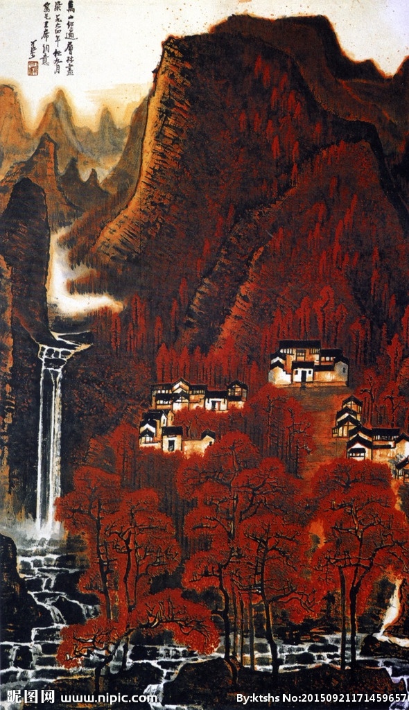 李可染 山水 水墨画 国画 中国画 传统画 绘画艺术 文化艺术 绘画书法