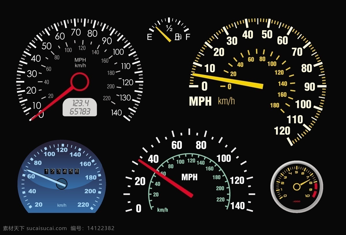 汽车 速度 表 矢量 矢量速度 速度表 仪表 测速 矢量素材 现代科技 交通工具 矢量图库