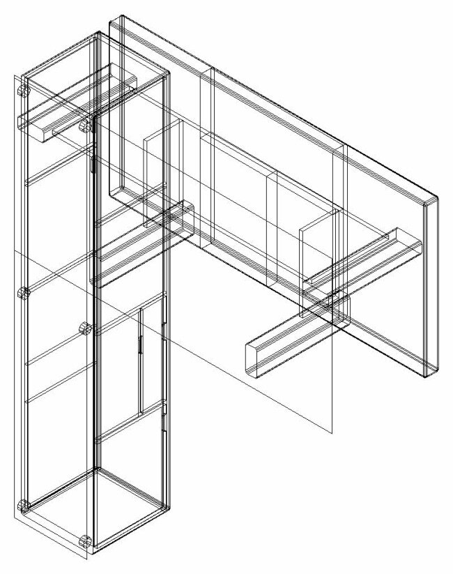 拐角 吧台 3d cad 办公 建筑 施工 室内 图纸 装修 装饰 cad素材 模型