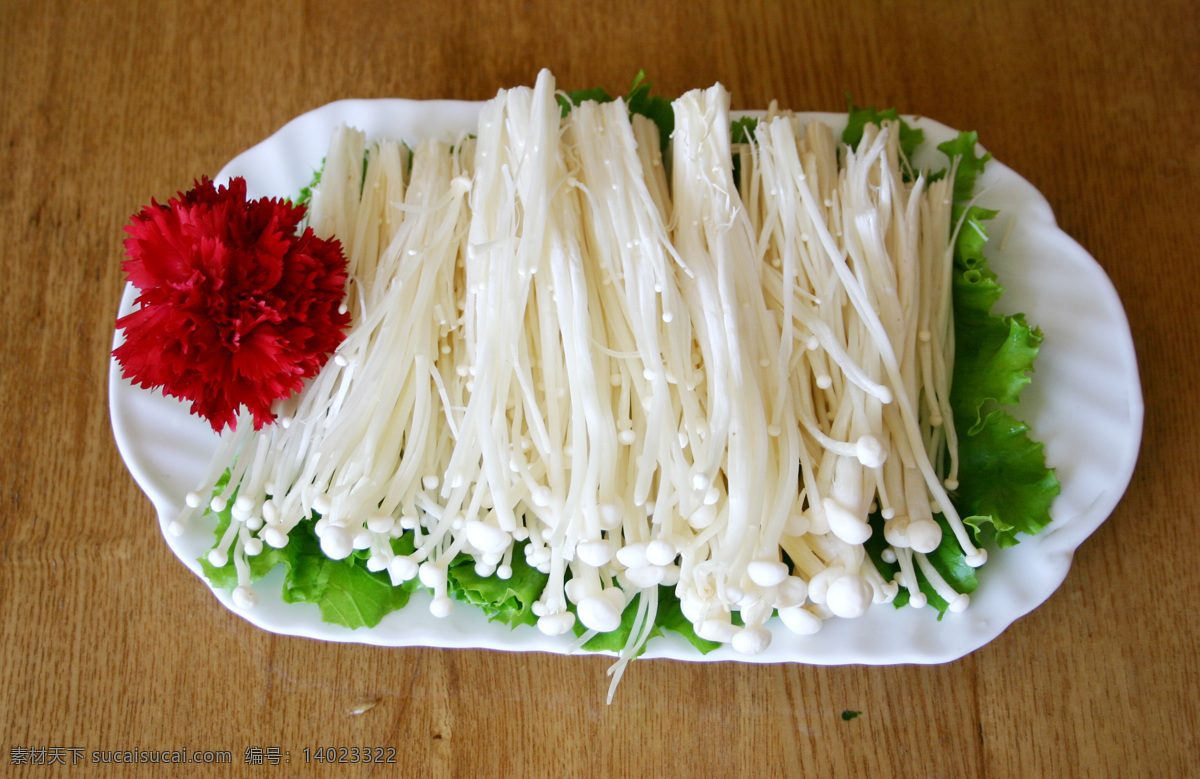 传统美食 金针蘑 金针菇 美味食品 食品 火锅涮品 菜品 菜 餐饮美食 摄影图库