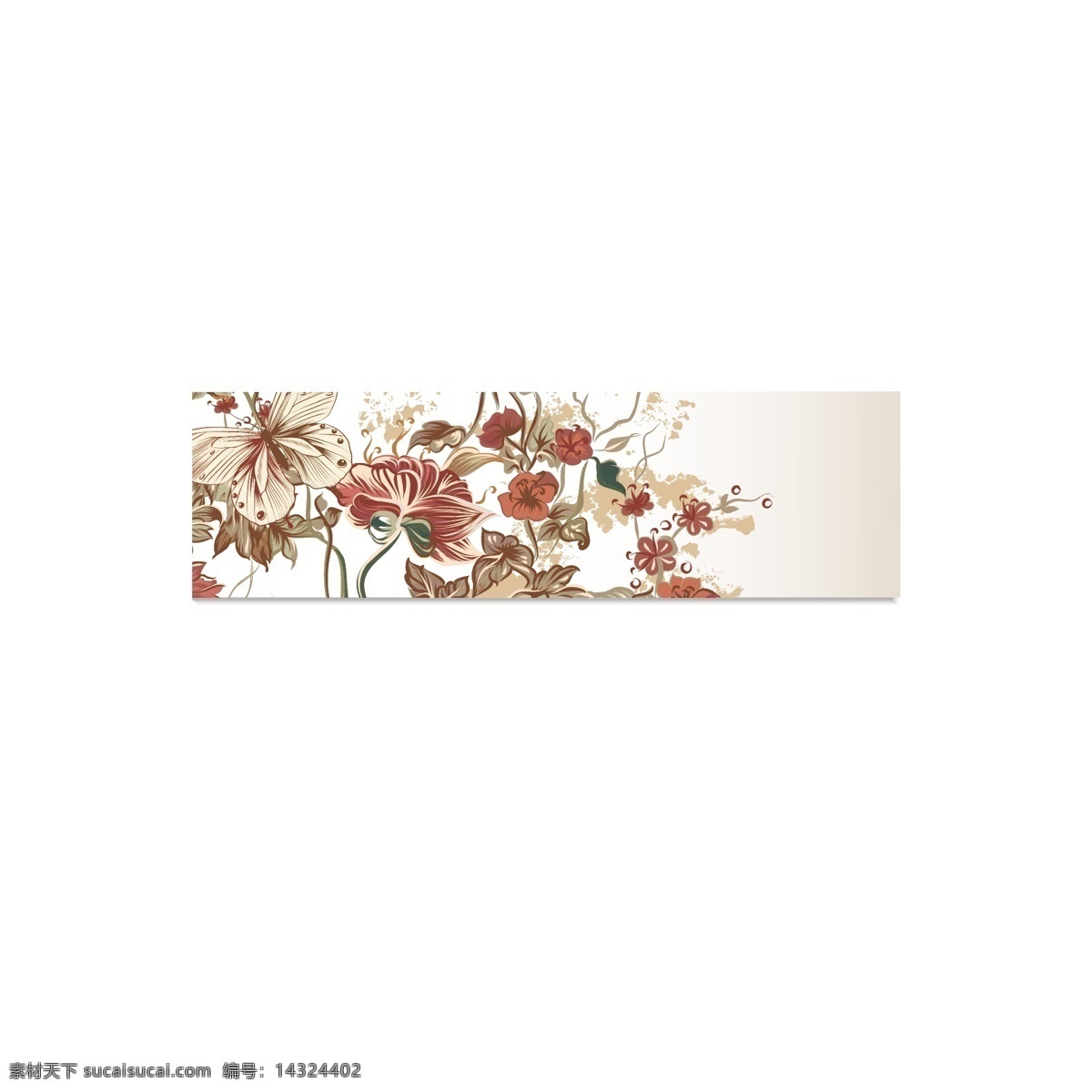 古典 花朵 花卉 植物 banner 矢量 古典花朵 矢量素材 时尚花朵 蝴蝶 线性花朵 传统花纹 海报 中国风