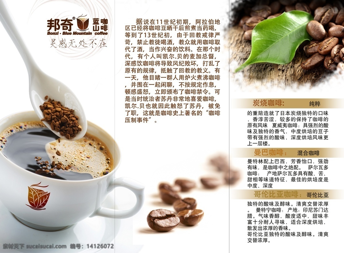 邦奇蓝山咖啡 咖啡广告 灯片 咖啡豆 背景图 咖啡文化 标志 咖啡 邦奇蓝山 分层 源文件