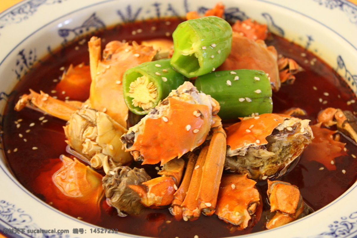 十三香螃蟹 十三香 螃蟹 海蟹 辣椒 菜 海鲜 美味 餐饮美食 传统美食