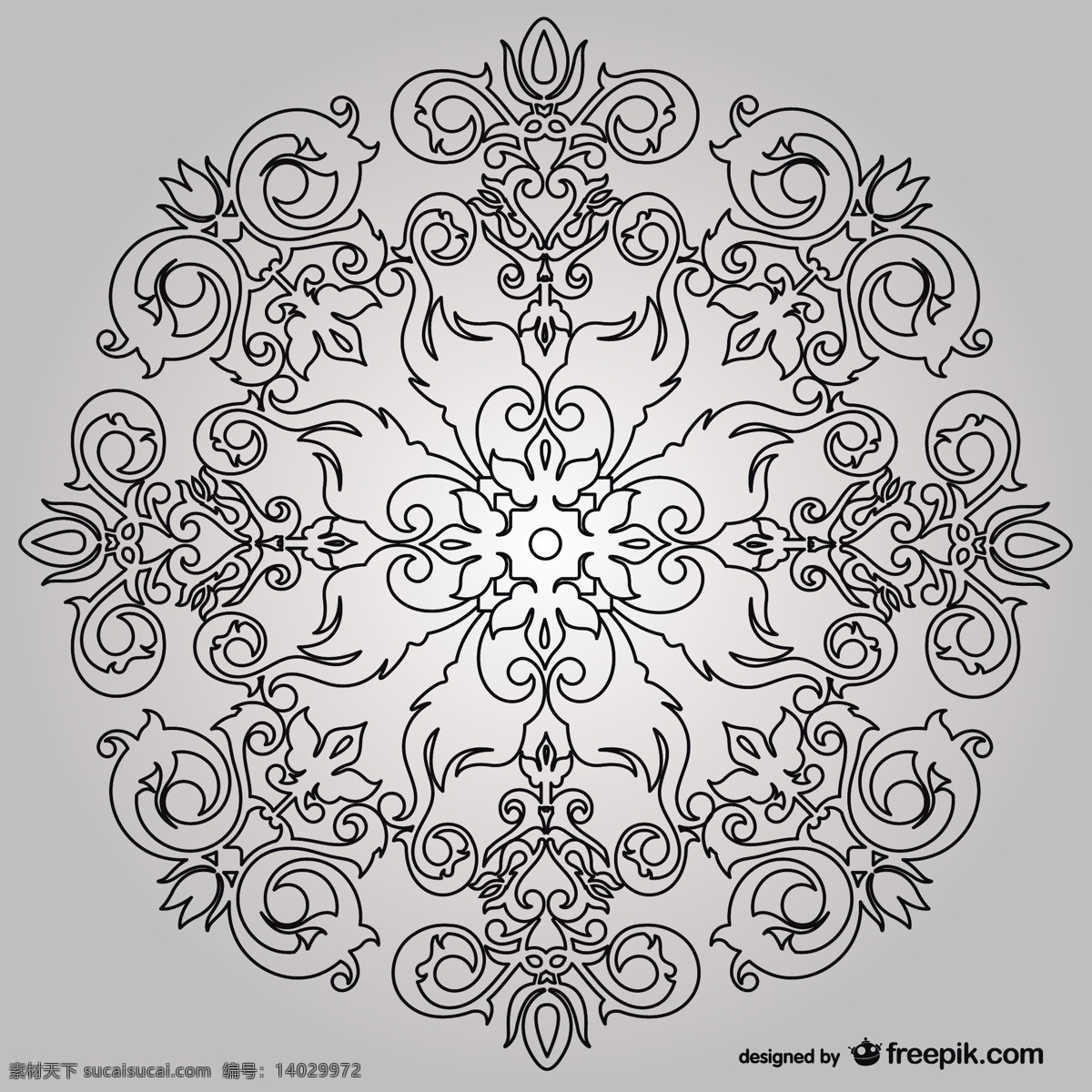 花饰 背景 年份 花 装饰 复古 复古的背景 模板 曼陀罗 壁纸 图形 涡流 布局 平面设计 印度 绘图 灰色