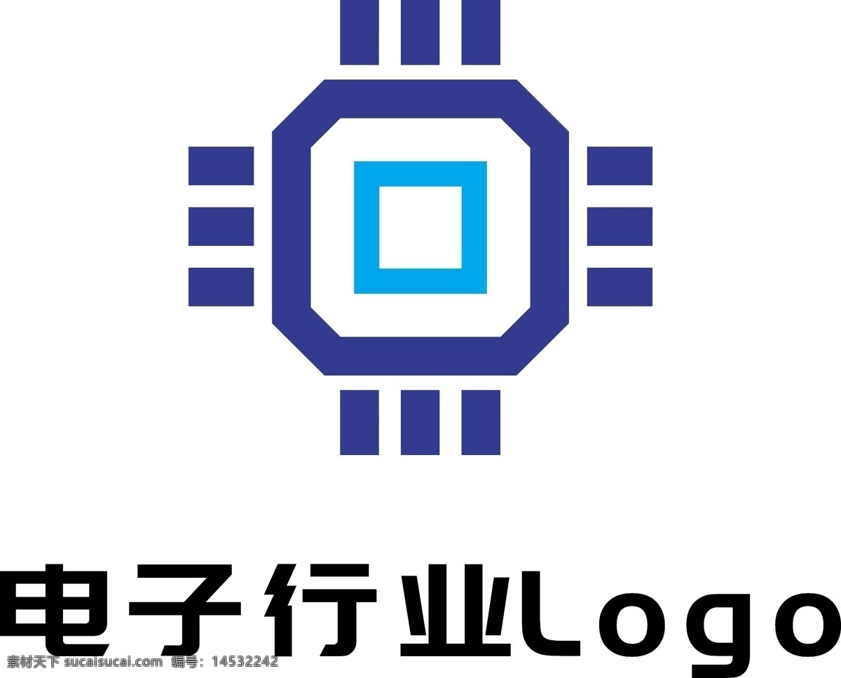 电子电器 logo 电子 行业 矢量 电路 标志