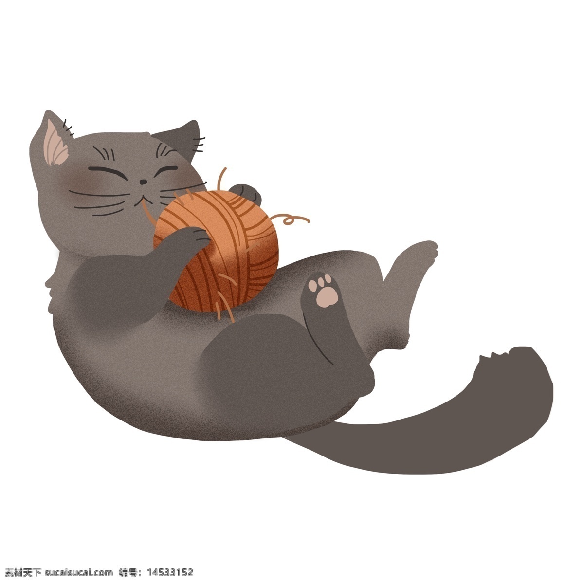 玩耍 猫 装饰 图案 元素 透明素材 猫咪 装饰图案 宠物 免抠素材 可爱 猫猫